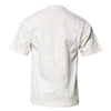 Dolce & Gabbana White Cotton Logo Embossed Crew Neck T-shirt