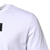 Dolce & Gabbana White Cotton Logo Patch Crew Neck T-shirt