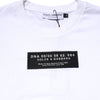 Dolce & Gabbana White Cotton Logo Patch Crew Neck T-shirt