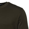 Dolce & Gabbana Dark Green Long Sleeves Crew Neck T-shirt
