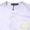 Dolce & Gabbana White Cotton Pocket Short Sleeves T-shirt