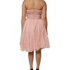 Dolce & Gabbana Pink Silk Chiffon A-line Pleated Midi Dress