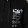 Dolce & Gabbana Black Logo Hooded Full Zip Sweatshirt Jacket