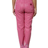 Dolce & Gabbana Pink Tattered Mid Waist Tapered Denim Jeans