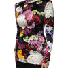 Dolce & Gabbana Multicolor Ortensies Long Sleeves Blouse Top
