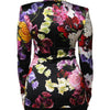 Dolce & Gabbana Multicolor Ortensies Long Sleeves Blouse Top