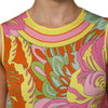 Dolce & Gabbana Multicolor Floral Roundneck Sleeveless Top