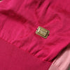 Dolce & Gabbana Pink Short Sleeves Buttoned Ascot Collar Top