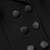 Dolce & Gabbana Black Wool Double Breasted Coat Jacket