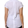 Dolce & Gabbana White Cotton Short Sleeves Collared Polo Top