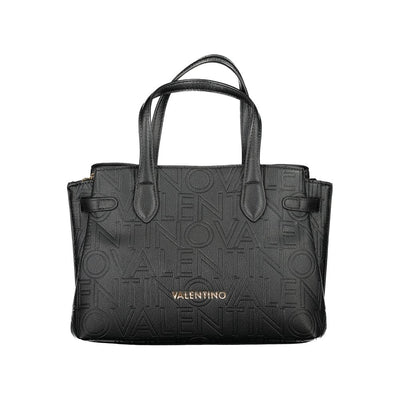Mario Valentino Black Polyurethane Women Handbag
