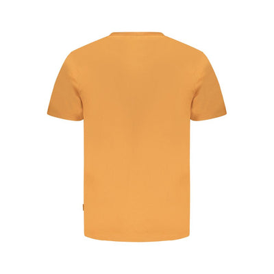 Pepe Jeans Arancione Cotton Men T-Shirt