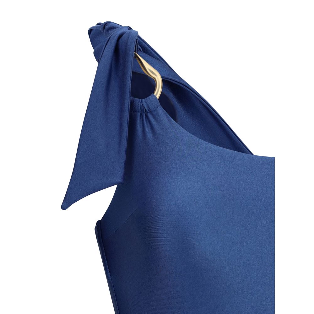 Zimmermann Badeanzug aus hellblauem Polyamid