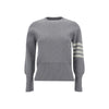 Thom Browne Gray Fleece Wool Sweatshirt