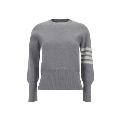 Thom Browne graues Fleece-Sweatshirt