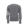 Thom Browne Gray Fleece Wool Sweatshirt