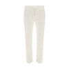 SA SU PHI White Silk Casual Pants