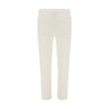 SA SU PHI White Silk Casual Pants