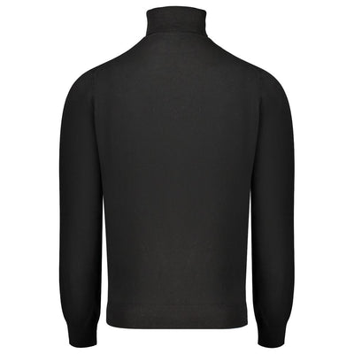 Norway 1963 Black Wool Mens Sweater Turtleneck