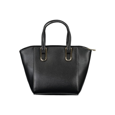 Tommy Hilfiger Black Polyurethane Women Handbag