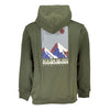 Napapijri Verde Cotton Men Sweatshirt with Hood