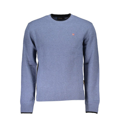 Napapijri Blue Tessuto Men Sweater