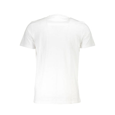Cavalli Class White Cotton Men T-Shirt