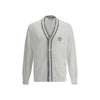 Brunello Cucinelli White Cotton Cardigan