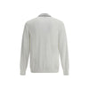 Brunello Cucinelli White Cotton Cardigan