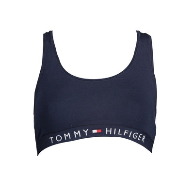 Tommy Hilfiger – Blauer Sport-BH aus Baumwolle für Damen