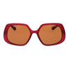 Guess Burgundy Plastic Sunglasses