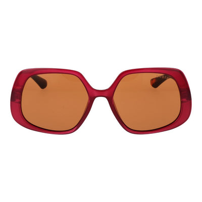 Guess Burgundy Plastic Sunglasses