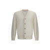 Brunello Cucinelli White Cashmere Cardigan