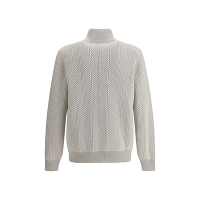 Brunello Cucinelli White Cashmere Cashmere Sweater