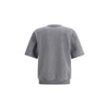 Brunello Cucinelli Gray Cotton Sweatshirt