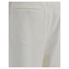 Brunello Cucinelli White Cotton Joggers (Workout Pants)
