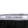 Dolce & Gabbana Black Cotton Stretch Regular Brief Underwear