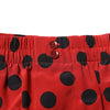 Dolce & Gabbana Red Silk Polka Dot Boxer Shorts Underwear