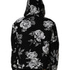 Dolce & Gabbana Black Wool Floral Printed Men Hooded Jacket