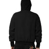 Dolce & Gabbana Black DG Logo Plaque Hooded Bomber Jacket