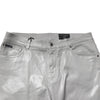 Dolce & Gabbana Silver Cotton Stretch Slim Denim Jeans