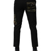 Dolce & Gabbana Black Cotton Cargo Dress Men Pants