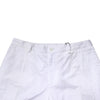 Dolce & Gabbana White Cotton Dress Slim Formal Pants