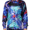 Dolce & Gabbana Multicolor Printed Silk Lounge Casual Shirt