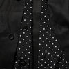 Dolce & Gabbana Black Polka Dot Linen Silk Men Casual Shirt