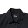 Dolce & Gabbana Dark Blue MARTINI Cotton Dress Formal Shirt
