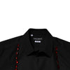 Dolce & Gabbana Black Crystal GOLD Formal Men Dress Shirt