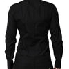 Dolce & Gabbana Black GOLD Long Sleeves Dress Formal Shirt