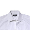 Dolce & Gabbana White Cotton Long Sleeves GOLD Formal Shirt