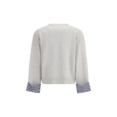 Brunello Cucinelli Gray Cashmere Cashmere Sweater